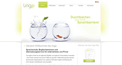 Desktop Screenshot of be-lingo.de