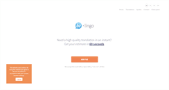 Desktop Screenshot of be-lingo.com